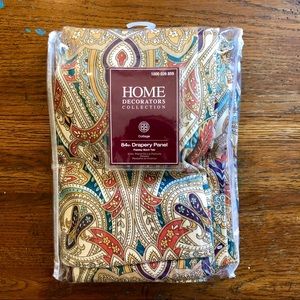 Brand new paisley curtain